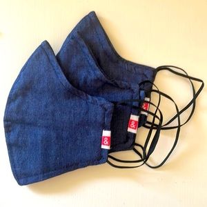 Hedley and Bennett reusable face mask, 3-pack